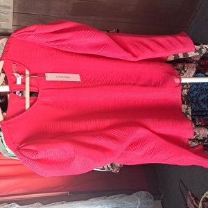 Calvin Klein top, poofy sleeves